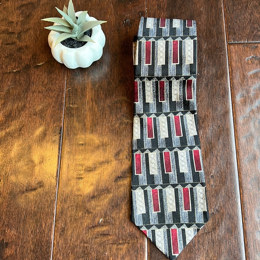 Stafford Extra Long 100% silk tie